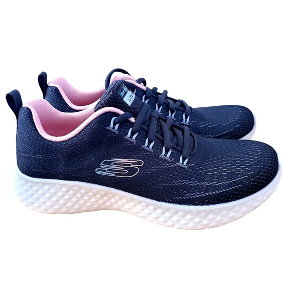 Skechers Womens 7.5 Lite Foam Air-Cooled Memory Foam Sneakers Activewear Shoes - Picture 2 of 9